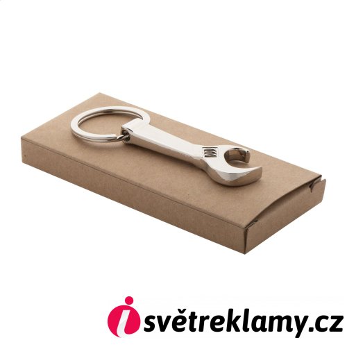 Spanner přívěšek na klíče s otvírákem na láhve