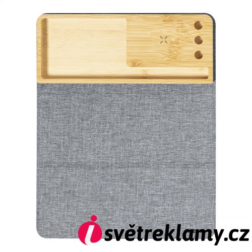 Atrova podložka pod myš s bezdrátovou nabíječkou