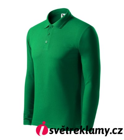 Pique Polo LS - Barva: bílá, Velikost: S