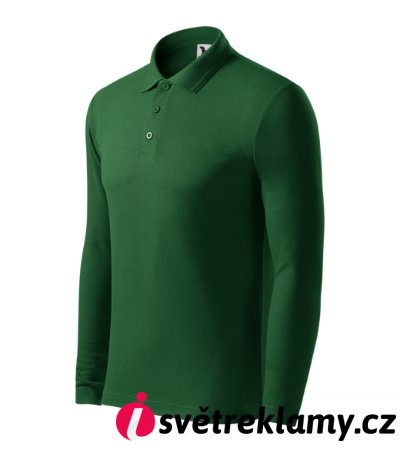 Pique Polo LS - Barva: bílá, Velikost: S