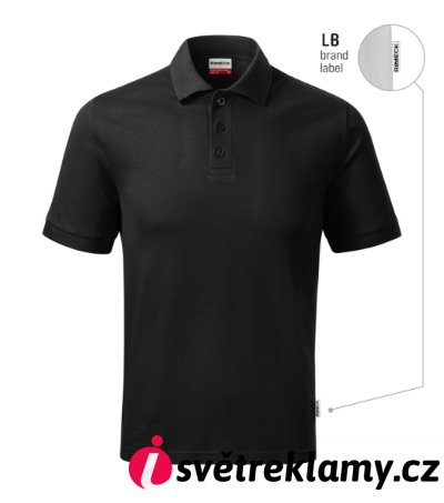 Resist Heavy Polo - Barva: ebony gray, Velikost: S