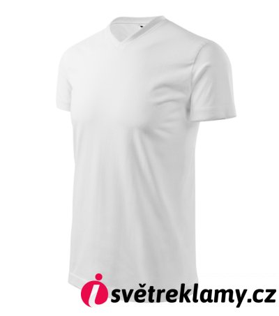 Heavy V-neck - Barva: bílá, Velikost: S