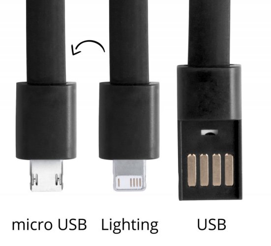 Leriam náramek s USB nabíjecím kabelem