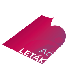 Leták neskládaný jednostranný A6