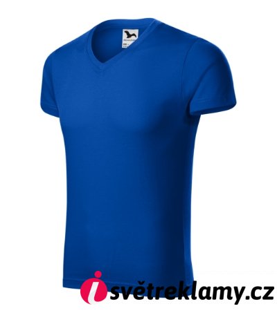 Slim Fit V-neck - Barva: bílá, Velikost: S