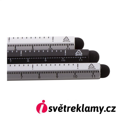 Ruloid pero bez inkoustu s pravítkem