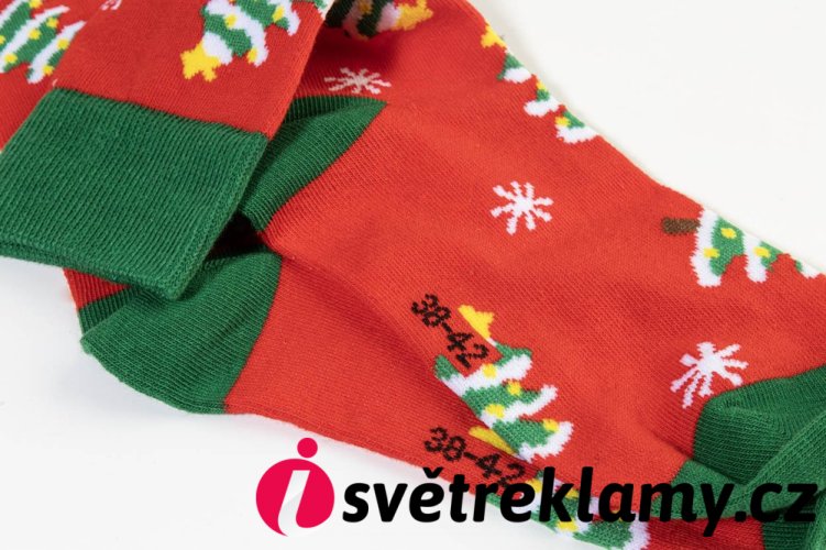 Julsokka vánoční ponožky, stromeček