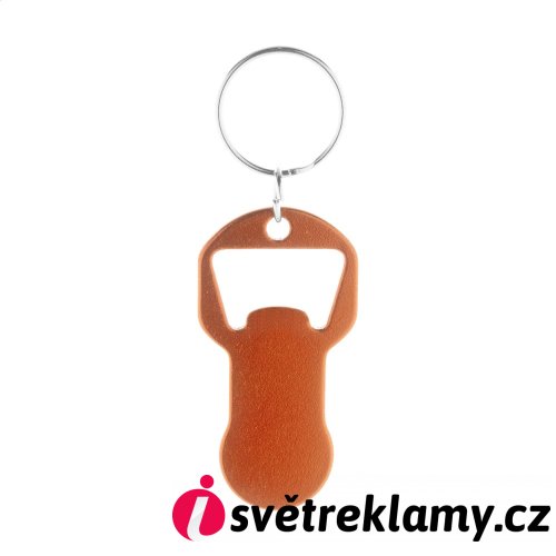 Biropi přívěšek na klíče s otvírákem na láhve