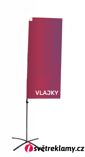 Beachflag vlajka ekonomická Obdélníková