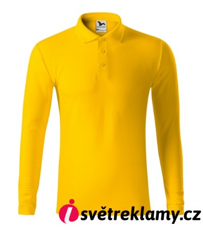 Pique Polo LS - Barva: bílá, Velikost: S