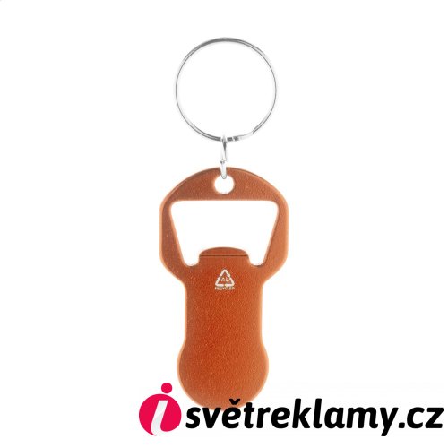 Biropi přívěšek na klíče s otvírákem na láhve