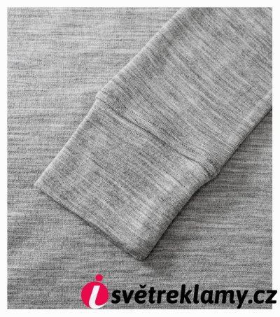 Merino Rise LS - Barva: tmavě šedý melír, Velikost: XL