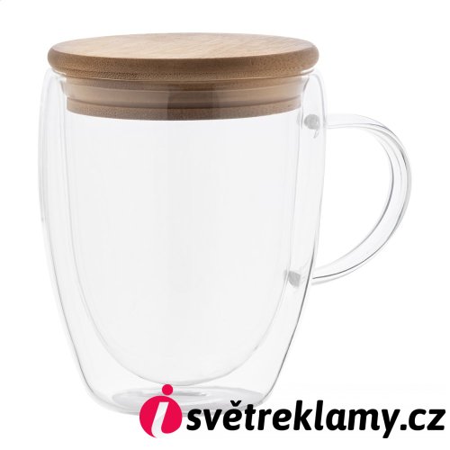 Grobina skleněný termo hrnek