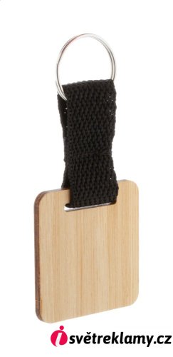 Stropp bambusový přívěšek na kíče, čtverec