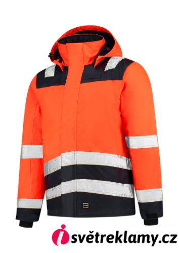Midi Parka High Vis Bicolor - Barva: fluorescenční žlutá, Velikost: M