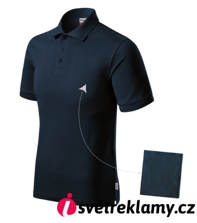 Resist Heavy Polo - Barva: ebony gray, Velikost: S