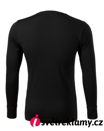 Merino Rise LS - Barva: tmavě šedý melír, Velikost: XL