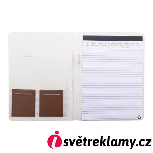 Carbasa A4 sloha na dokumenty z recyklovaného plátna