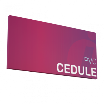 Cedule, desky - Typ samolepky - Monomerická samolepka (3 roky)
