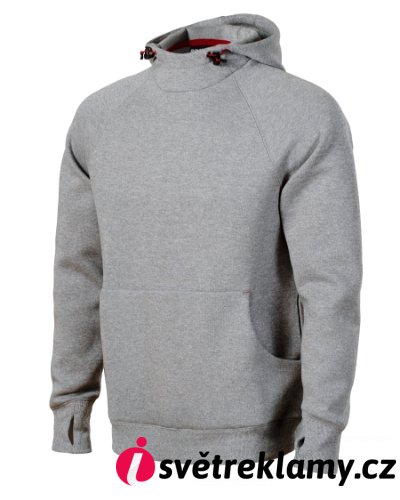 Vertex Hoodie - Barva: marlboro červená, Velikost: S