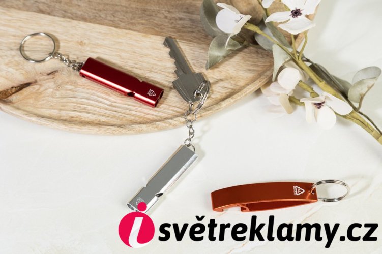 RaluHiss píšťalka s přívěškem na klíče