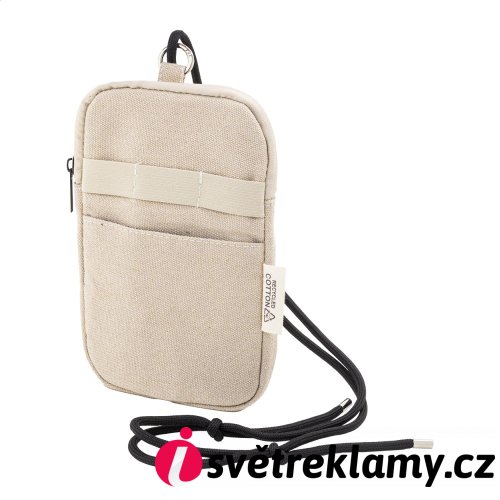 CanvaFon taška přes rameno z recyklovaného plátna na telefon