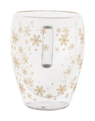 Snostro vánoční skleněný termohrnek