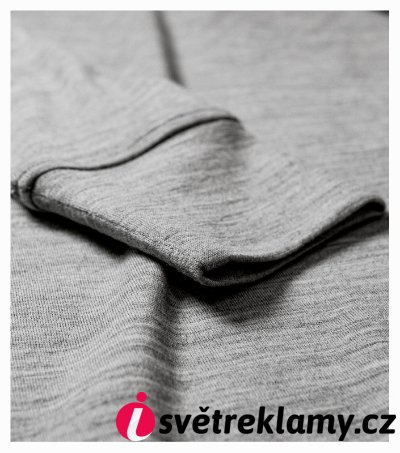 Merino Rise LS - Barva: tmavě šedý melír, Velikost: XL