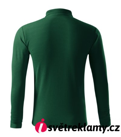 Pique Polo LS - Barva: bílá, Velikost: S