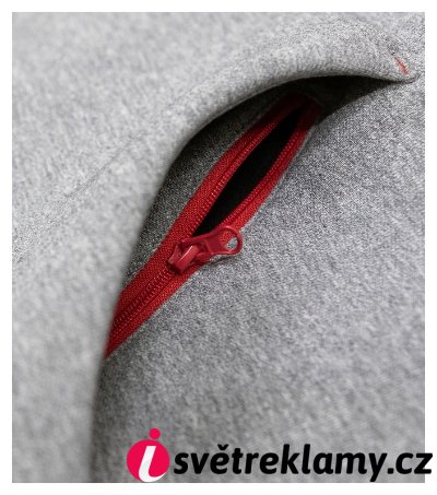 Vertex Hoodie - Barva: marlboro červená, Velikost: S