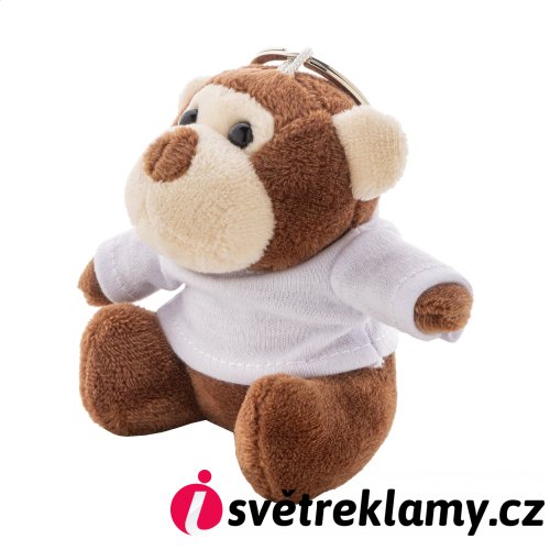 ApeFob plyšový přívěsek na klíče s opičkou