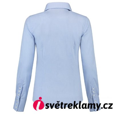 Fitted Blouse - Barva: blue, Velikost: 38