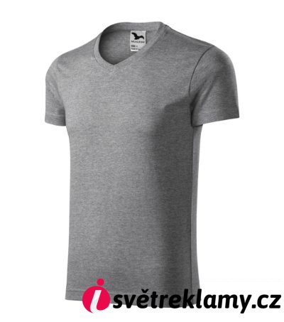 Slim Fit V-neck - Barva: bílá, Velikost: S