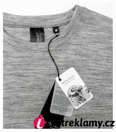 Merino Rise LS - Barva: tmavě šedý melír, Velikost: XL