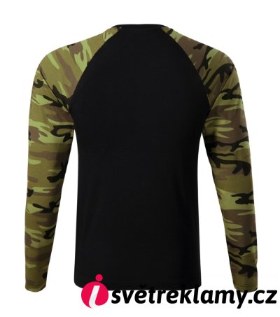 Camouflage LS - Barva: camouflage gray, Velikost: XS