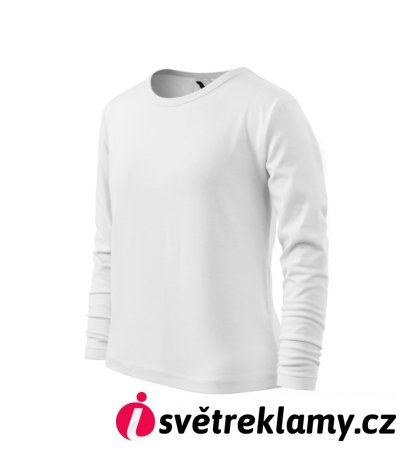 Fit-T LS - Barva: bílá, Velikost: 110 cm/4 roky