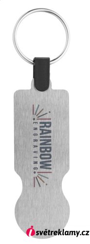 SteelCart přívěšek na klíče s mincí do vozíku