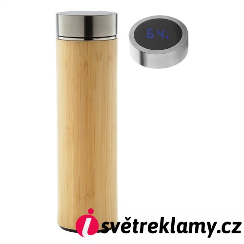 Temboo termoska s teploměrem