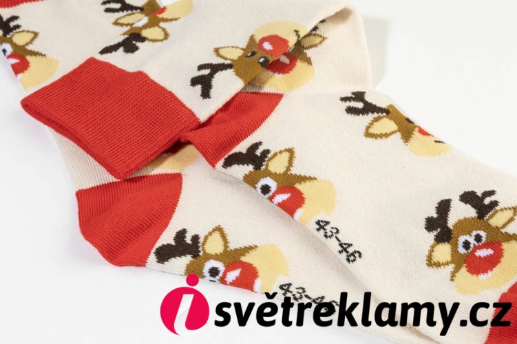 Julsokka vánoční ponožky, sob