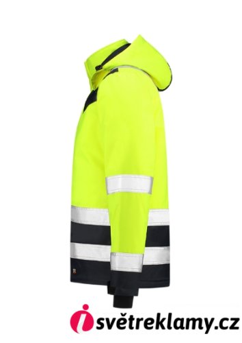 Midi Parka High Vis Bicolor - Barva: fluorescenční žlutá, Velikost: M