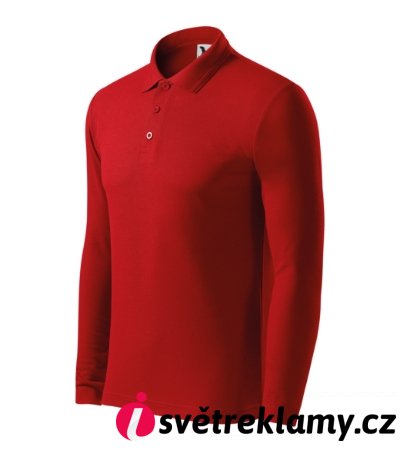 Pique Polo LS - Barva: bílá, Velikost: S