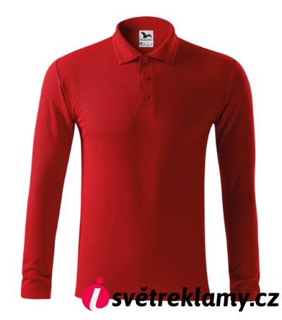 Pique Polo LS - Barva: bílá, Velikost: S