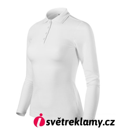 Pique Polo LS - Barva: královská modrá, Velikost: XS