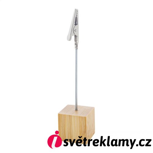 Bombra bambusový stojánek s klipem