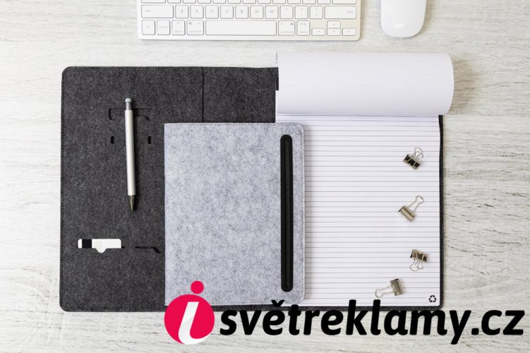 Refelt Meet A5 RPET plstěná sloha na dokumenty