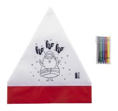 Julfar Hat čepice Santa na vybarvení