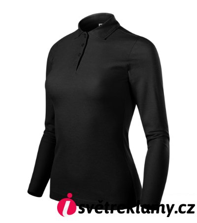 Pique Polo LS - Barva: královská modrá, Velikost: XS