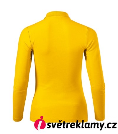 Pique Polo LS - Barva: královská modrá, Velikost: XS