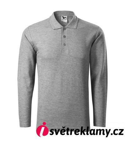 Pique Polo LS - Barva: bílá, Velikost: S