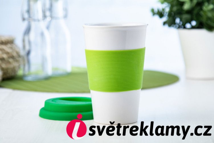 Soft Touch hrnek se silikonem